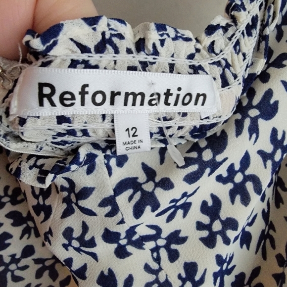 Reformation Nikita Dress in Bombay size 12 NWT - Picture 8 of 9
